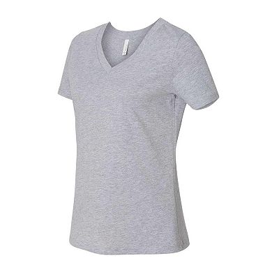 Bella + Canvas Women´s Relaxed Heather Cvc V-neck Tee
