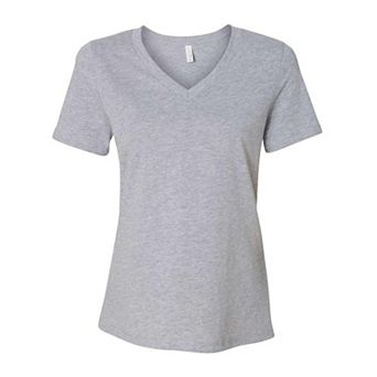 Bella + Canvas Women´s Relaxed Heather Cvc V-neck Tee