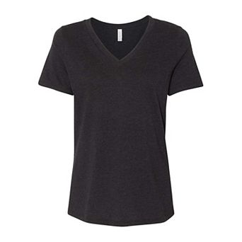 Bella + Canvas Women´s Relaxed Heather Cvc V-neck Tee
