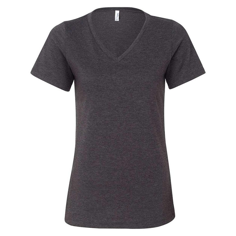Bella + Canvas Women´s Relaxed Heather Cvc V-neck Tee