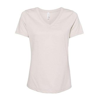 Bella + Canvas Women´s Relaxed Heather Cvc V-neck Tee