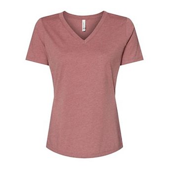 Bella + Canvas Women´s Relaxed Heather Cvc V-neck Tee