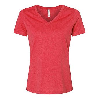 Bella + Canvas Women´s Relaxed Heather Cvc V-neck Tee