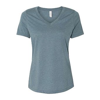 Bella + Canvas Women´s Relaxed Heather Cvc V-neck Tee