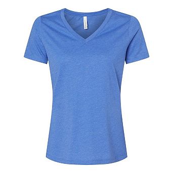 Bella + Canvas Women´s Relaxed Heather Cvc V-neck Tee
