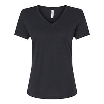 Bella + Canvas Women´s Relaxed Heather Cvc V-neck Tee