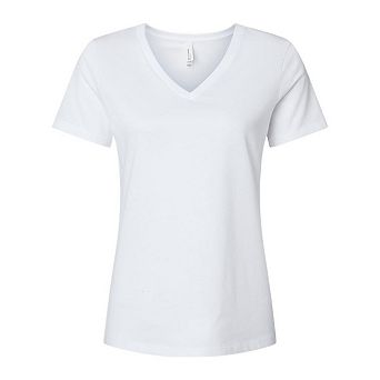 Bella + Canvas Women´s Relaxed Heather Cvc V-neck Tee