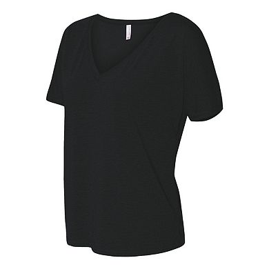 BELLA + CANVAS Womens Slouchy V-Neck Tee