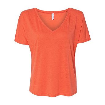 BELLA + CANVAS Womens Slouchy V-Neck Tee
