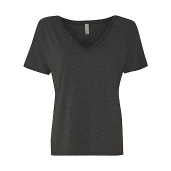 BELLA + CANVAS Womens Slouchy V-Neck Tee