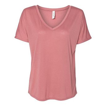 BELLA + CANVAS Womens Slouchy V-Neck Tee