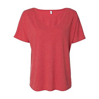BELLA + CANVAS Womens Slouchy V-Neck Tee