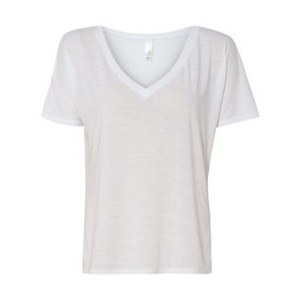 BELLA + CANVAS Womens Slouchy V-Neck Tee