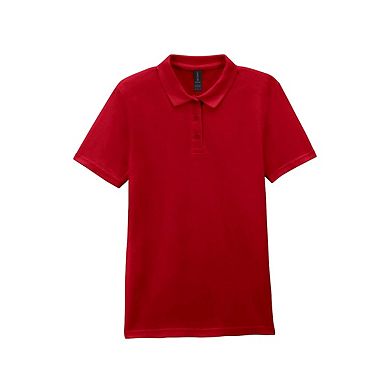 Gildan Softstyle Womens/Ladies Short Sleeve Double Pique Polo Shirt