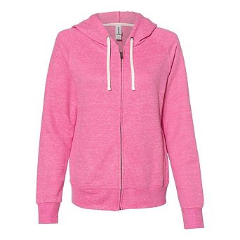 Jerzees Women´s Snow Heather French Terry Full-zip Hooded Sweatshirt