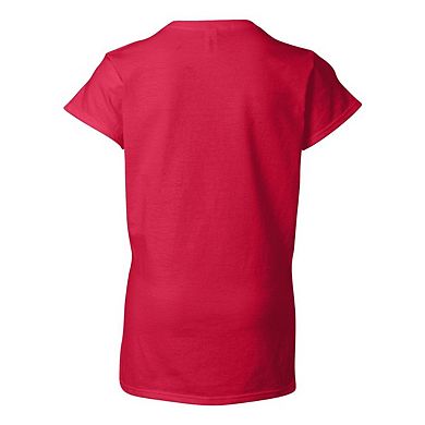 Gildan Softstyle Womens V-Neck T-Shirt
