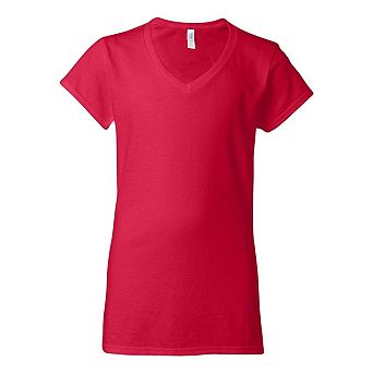 Gildan Softstyle Womens V-Neck T-Shirt