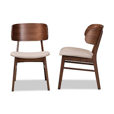 Baxton Studio Alston Dining Chair 2-Piece Set
