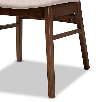 Baxton Studio Alston Dining Chair 2-Piece Set