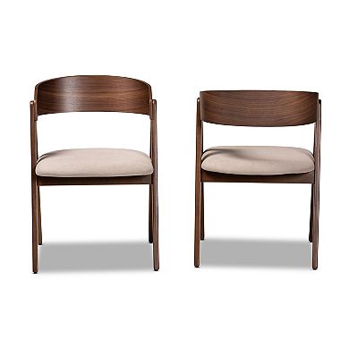 Baxton Studio Danton Dining Chair 2-Piece Set