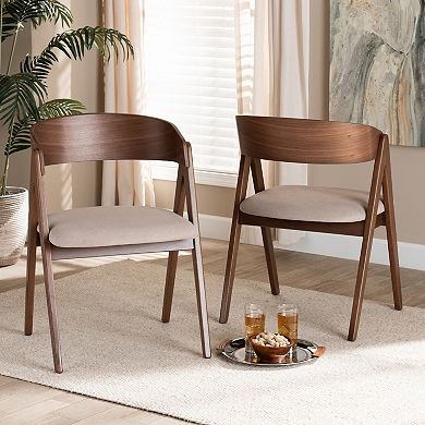 Baxton Studio Danton Dining Chair 2-Piece Set