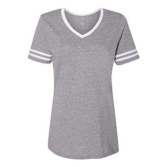 Jerzees Women´s Varsity Triblend V-neck T-shirt