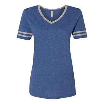 Jerzees Women´s Varsity Triblend V-neck T-shirt