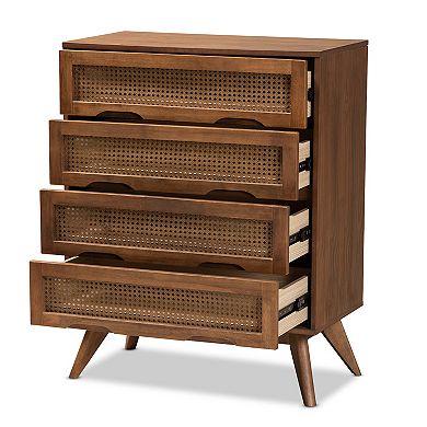 Baxton Studio Barrett 4-Drawer Chest
