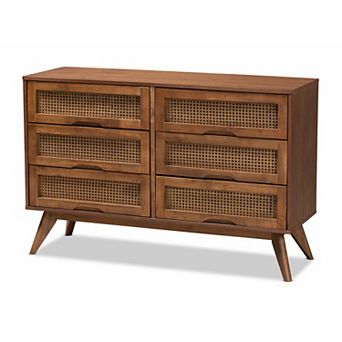 Baxton Studio Barrett 6-Drawer Dresser