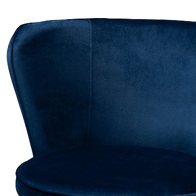 Baxton Studio Farah Upholstered Dining Chair 2-piece Set