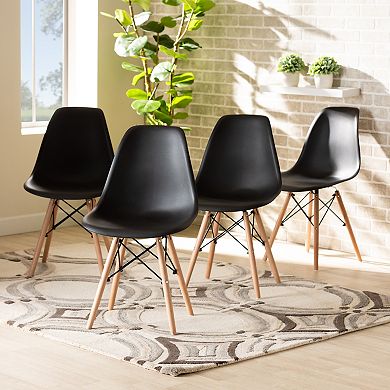 Baxton Studio Jaspen Dining Chair 4-piece Set