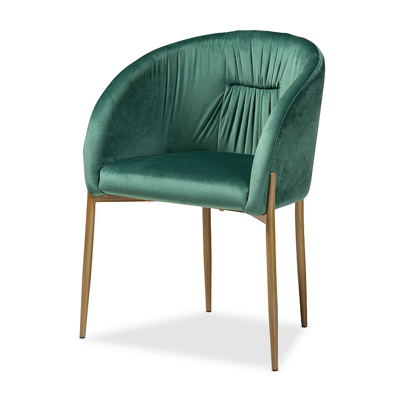 UPC 193271196074 product image for Baxton Studio Ballard Upholstered Dining Chair, Green | upcitemdb.com