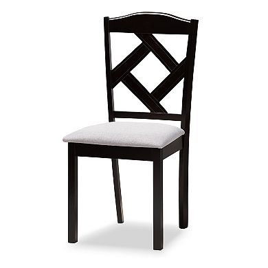 Baxton Studio Morigan Dining Table & Chair 5-piece Set