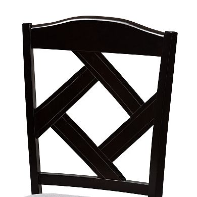 Baxton Studio Morigan Dining Table & Chair 5-piece Set