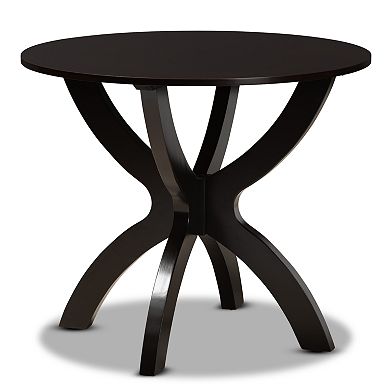 Baxton Studio Nesa Dining Table & Chair 5-piece Set