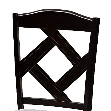 Baxton Studio Ruth Dining Table & Chair 7-piece Set