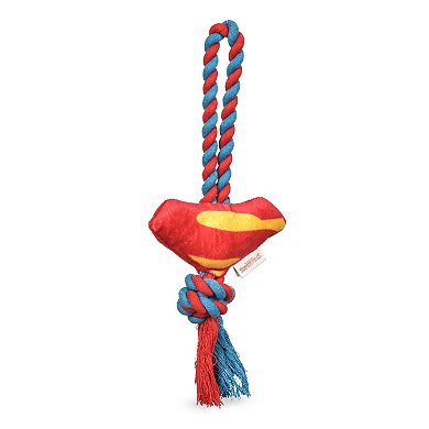 DC Comics Superman Logo Rope Pet Toy