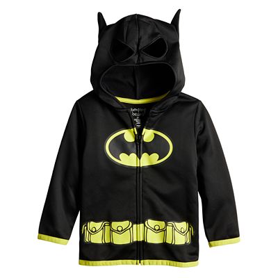 Toddler Boy Jumping Beans Batman Costume Fleece Hoodie