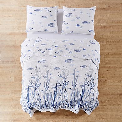 Levtex Home Indigo Tide Quilt Set with Shams