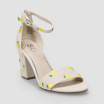 SO® Women's Heeled Dress Sandals