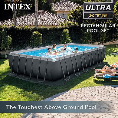 Intex 26367EH 24' x 12' x 52" Rectangular XTR Frame Swimming Pool w/ Filter Pump