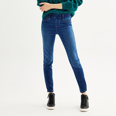 9 west pull fashion on skinny jeans