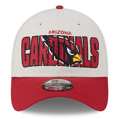 Men's New Era Stone/Cardinal Arizona Cardinals 2023 NFL Draft 39THIRTY Flex Hat