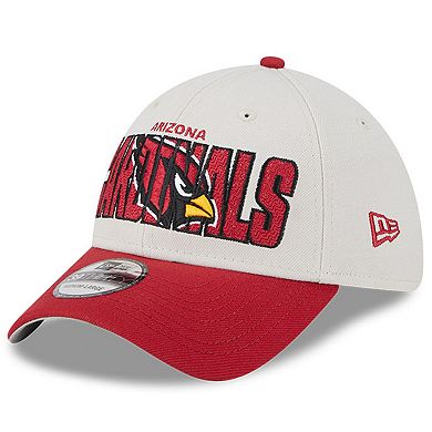 Men's New Era Stone/Cardinal Arizona Cardinals 2023 NFL Draft 39THIRTY Flex Hat