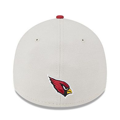 Men's New Era Stone/Cardinal Arizona Cardinals 2023 NFL Draft 39THIRTY Flex Hat