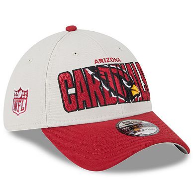 Men's New Era Stone/Cardinal Arizona Cardinals 2023 NFL Draft 39THIRTY Flex Hat