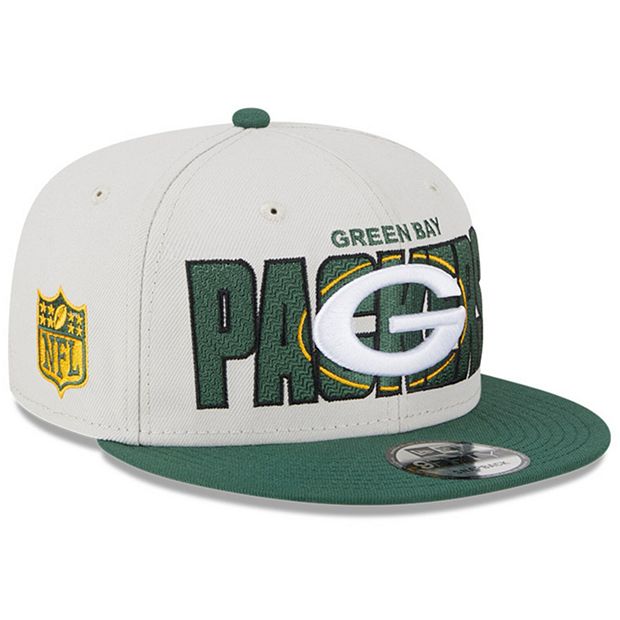 Men's New Era Stone/Green Green Bay Packers 2023 NFL Draft 9FIFTY Snapback  Adjustable Hat