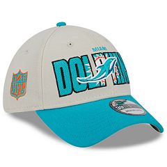 New Era Men's White Miami Dolphins Retro Cuffed Knit Hat with Pom - Macy's