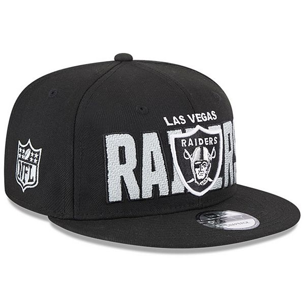 Las Vegas Raiders New Era 2023 NFL Draft 9FORTY Adjustable Hat - Black