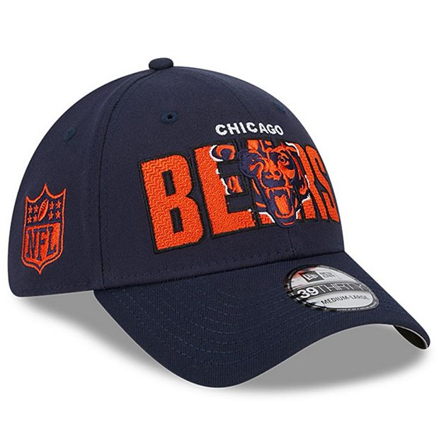 Men's New Era Navy Chicago Bears 2023 NFL Draft 39THIRTY Flex Hat